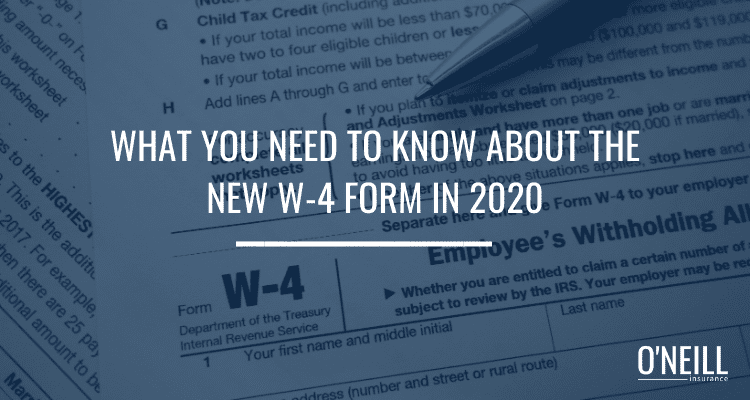 W-4 Form 2020